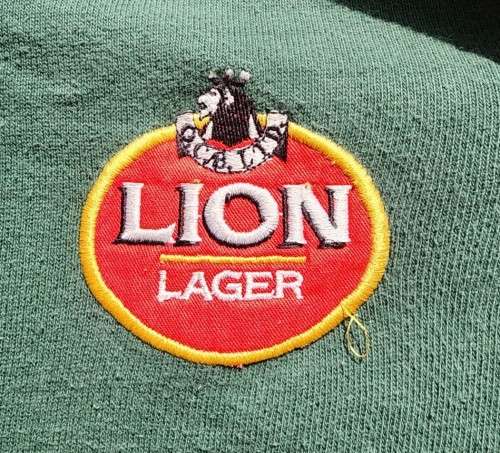 LION LAGER SPONSORED SPRINGBOKS RUGBY 1992 TO 1995 NO 1 OFFICIAL PLAYERS ISSUED JERSEY