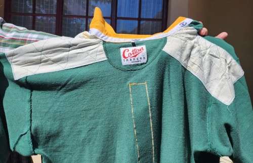LION LAGER SPONSORED SPRINGBOKS RUGBY 1992 TO 1995 NO 1 OFFICIAL PLAYERS ISSUED JERSEY