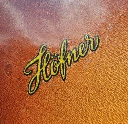 HOFNER GERMANY MID 1950S MODEL 456 ACOUSTIC SUNBURST ARCHTOP GUITAR WITH CARRY CASE