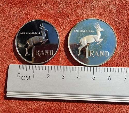 ONLY 11000 MINTED WITH A DOUBLE R1 SILVER (0.80 SILVER) COIN! A RARE SA 1984 SHORT PROOF COIN SET IN