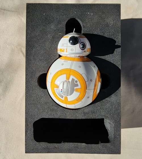 SPHERO DISNEY STAR WARS BB-8 APP ENABLED DROID BOXED MISSING CHARGING BASE AND ONE ANTENNA