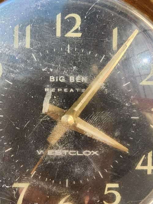ICONIC VINTAGE 1960S WESTCLOX BIG BEN ALARM CLOCK MADE IN SCOTLAND  STILL TICKING
