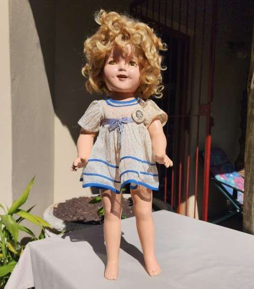VINTAGE 1930S SHIRLEY TEMPLE IDEAL COMPOSITION 22 INCH (55CM) DOLL