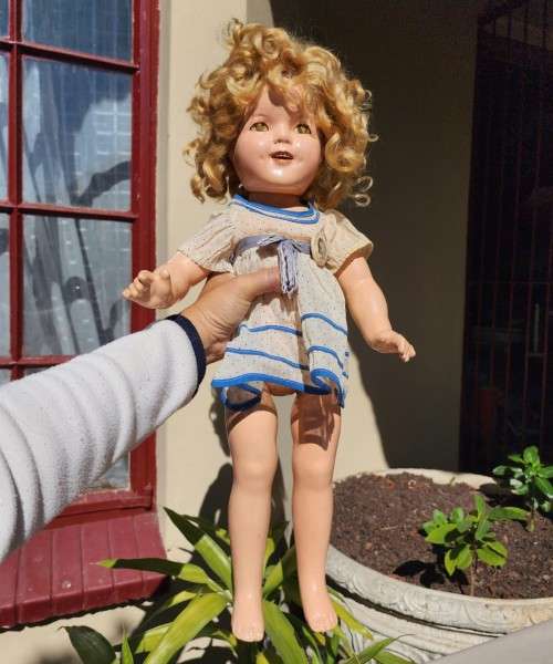 VINTAGE 1930S SHIRLEY TEMPLE IDEAL COMPOSITION 22 INCH (55CM) DOLL