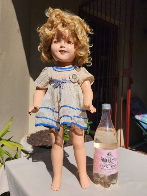 VINTAGE 1930S SHIRLEY TEMPLE IDEAL COMPOSITION 22 INCH (55CM) DOLL