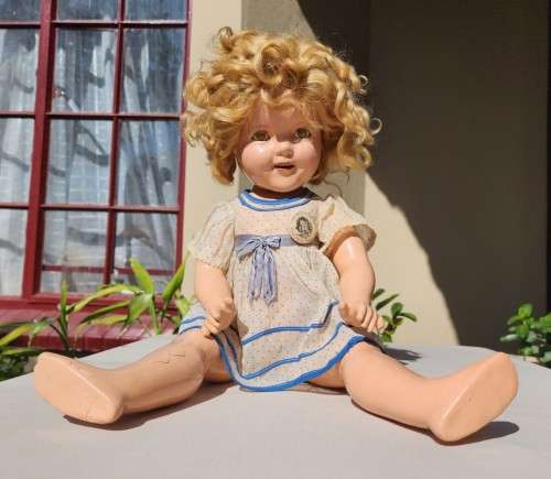 VINTAGE 1930S SHIRLEY TEMPLE IDEAL COMPOSITION 22 INCH (55CM) DOLL