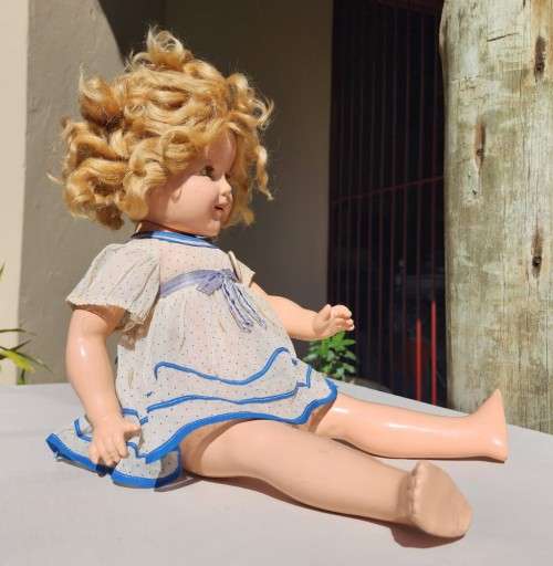 VINTAGE 1930S SHIRLEY TEMPLE IDEAL COMPOSITION 22 INCH (55CM) DOLL