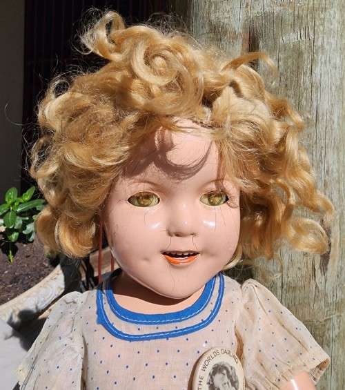 VINTAGE 1930S SHIRLEY TEMPLE IDEAL COMPOSITION 22 INCH (55CM) DOLL