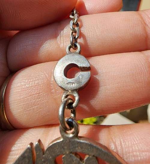 ISLAMIC .925 HALLMARKED CALLIGRPHY BRACELET PENDANT AND WE CREATE YOU IN PAIRS
