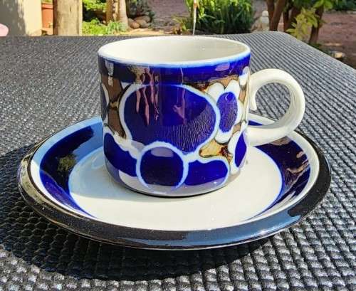 ARABIA (FINLAND) SAARA TEASET 1970S DESIGNED BY ANJA JAATINEN-WINQUIST