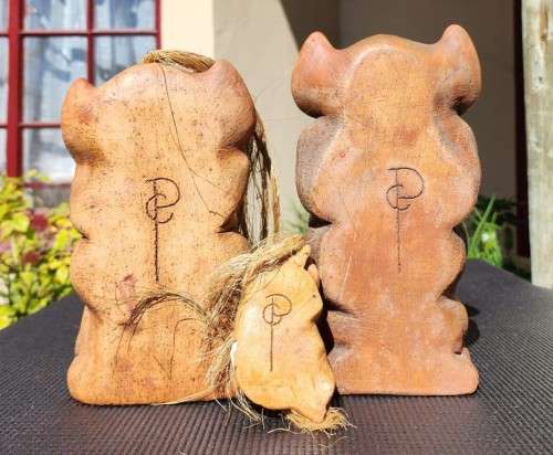 UNIQUE TROLL FAMILY CREATED BY CHRISTIAN (WILBUR SMITHS DAUGHTER) & PAUL MARSHLAND