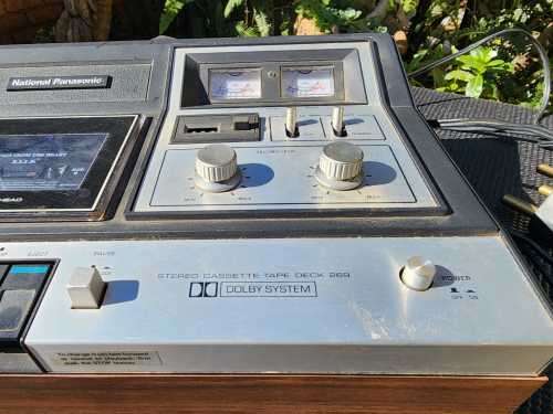 VINTAGE 1975 NATIONAL PANASONIC JAPAN TAPE DECK WORKING MODEL RS-269US
