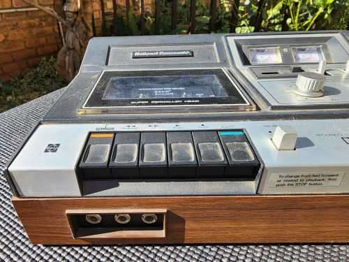 VINTAGE 1975 NATIONAL PANASONIC JAPAN TAPE DECK WORKING MODEL RS-269US