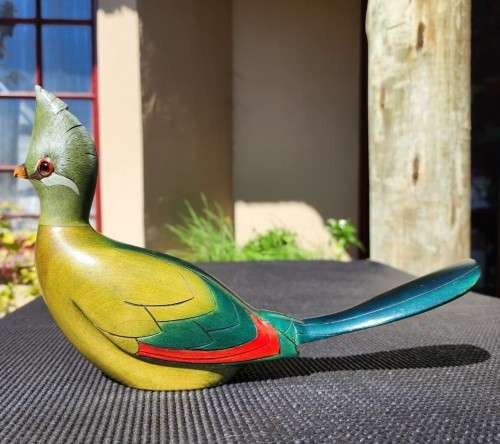 FEATHERS GALLERY KNYSNA LIMITED EDITION NO 155 FEMALE KNYSNA LOERIE HAND CRAFTED VINTAGE 1993