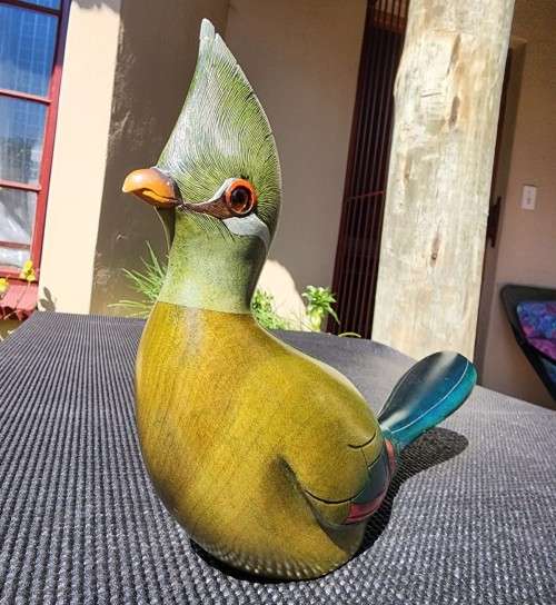 FEATHERS GALLERY KNYSNA LIMITED EDITION NO 155 FEMALE KNYSNA LOERIE HAND CRAFTED VINTAGE 1993
