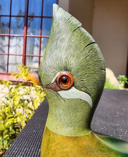 FEATHERS GALLERY KNYSNA LIMITED EDITION NO 155 FEMALE KNYSNA LOERIE HAND CRAFTED VINTAGE 1993