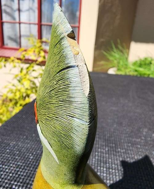FEATHERS GALLERY KNYSNA LIMITED EDITION NO 155 FEMALE KNYSNA LOERIE HAND CRAFTED VINTAGE 1993