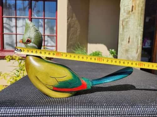 FEATHERS GALLERY KNYSNA LIMITED EDITION NO 155 FEMALE KNYSNA LOERIE HAND CRAFTED VINTAGE 1993