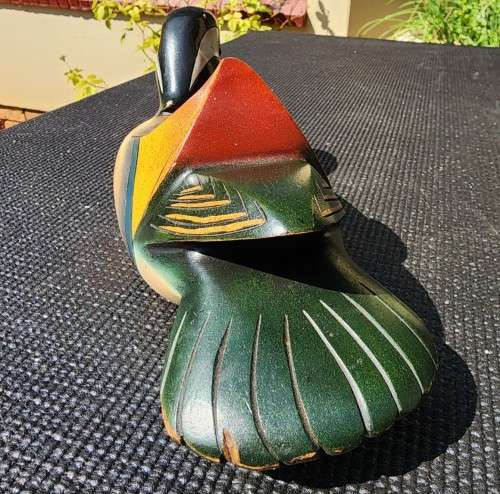 FEATHERS GALLERY KNYSNA LIMITED EDITION NO 1514 MALE MADARIN DUCK HAND CRAFTED VINTAGE
