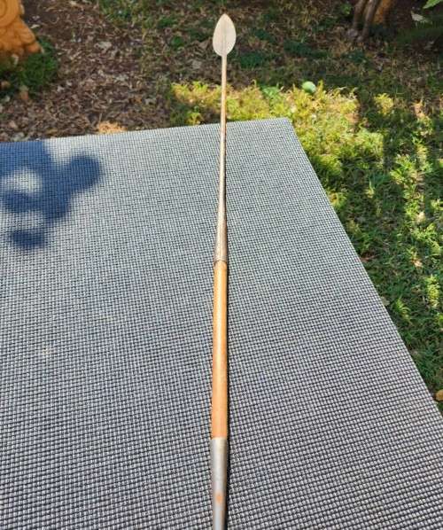 AWSOME MASAI KENYA 3-PIECE WAR SPEAR OVER 2M LONG! 2ND OF 3 ON AUCTION