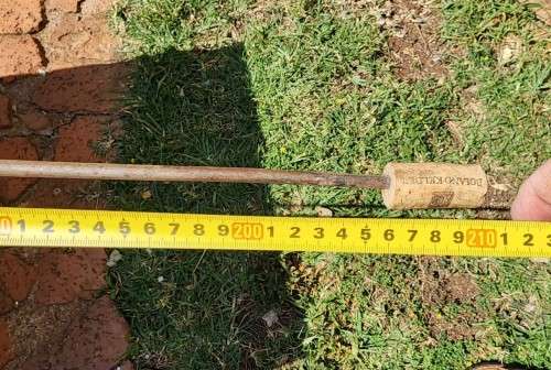 AWSOME MASAI KENYA 3-PIECE WAR SPEAR OVER 2M LONG! 2ND OF 3 ON AUCTION