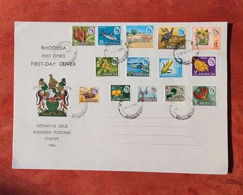 RHODESIA FIRST DAY COVER 9 FEB 1966 MAGULA POST OFFICE CANCELLED