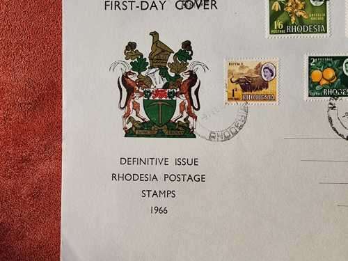 RHODESIA FIRST DAY COVER 9 FEB 1966 MAGULA POST OFFICE CANCELLED