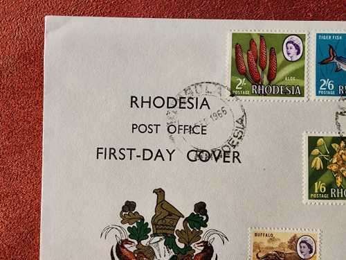 RHODESIA FIRST DAY COVER 9 FEB 1966 MAGULA POST OFFICE CANCELLED