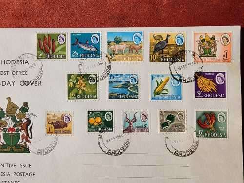 RHODESIA FIRST DAY COVER 9 FEB 1966 MAGULA POST OFFICE CANCELLED