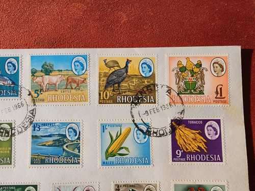 RHODESIA FIRST DAY COVER 9 FEB 1966 MAGULA POST OFFICE CANCELLED
