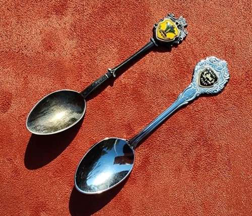 RARE SECTOR 10 SWA GERMAN ANTIKO SILVERPLATED SPOON AND A VINTAGE NATAL RUGBY SPOON