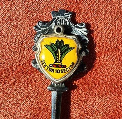 RARE SECTOR 10 SWA GERMAN ANTIKO SILVERPLATED SPOON AND A VINTAGE NATAL RUGBY SPOON