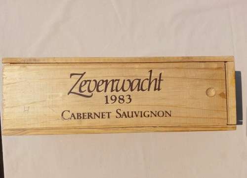 VINTAGE ZEWENWACHT (LIMITED RELEASE NO 792 OF 1053) 1983 CABERNET SAUVIGNON  1,5L BOTTLE