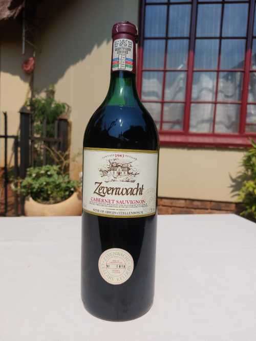VINTAGE ZEWENWACHT (LIMITED RELEASE NO 818 OF 1053) 1983 CABERNET SAUVIGNON  1,5L BOTTLE