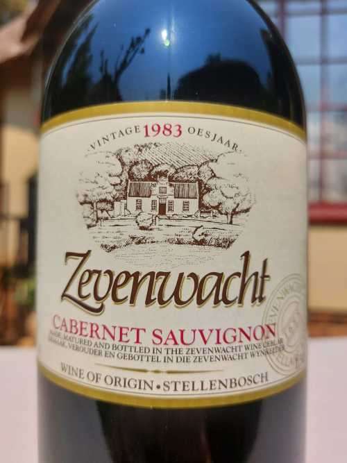 VINTAGE ZEWENWACHT (LIMITED RELEASE NO 818 OF 1053) 1983 CABERNET SAUVIGNON  1,5L BOTTLE