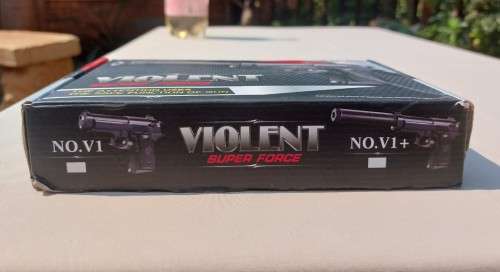 SUPER FORCE V1+ METAL AIRSOFT GUN (P BERETTA M9 PISTOL REPLICA) WITH SILENCER