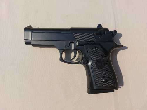 SUPER FORCE V1+ METAL AIRSOFT GUN (P BERETTA M9 PISTOL REPLICA) WITH SILENCER