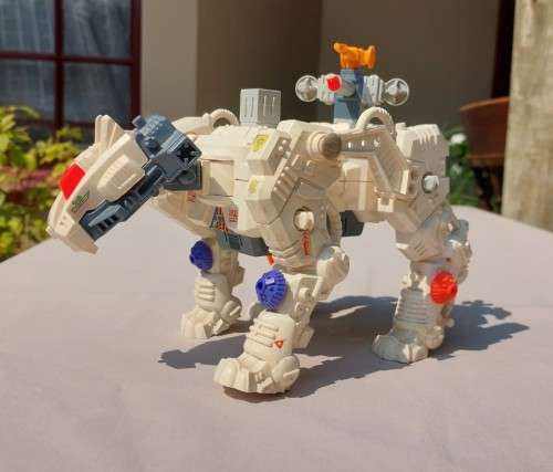 RARE 1996 MULTIMAC MECH MAC SPACE LION MECHANICAL TOY WORKING!