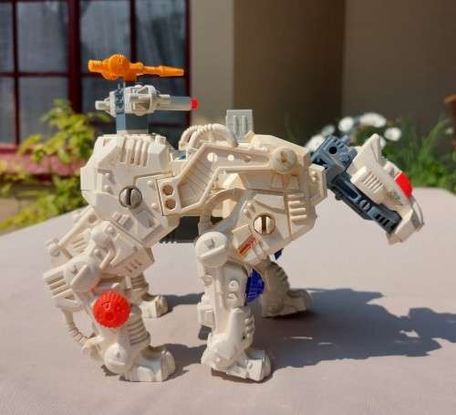 RARE 1996 MULTIMAC MECH MAC SPACE LION MECHANICAL TOY WORKING!
