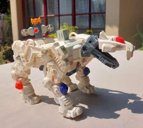 RARE 1996 MULTIMAC MECH MAC SPACE LION MECHANICAL TOY WORKING!