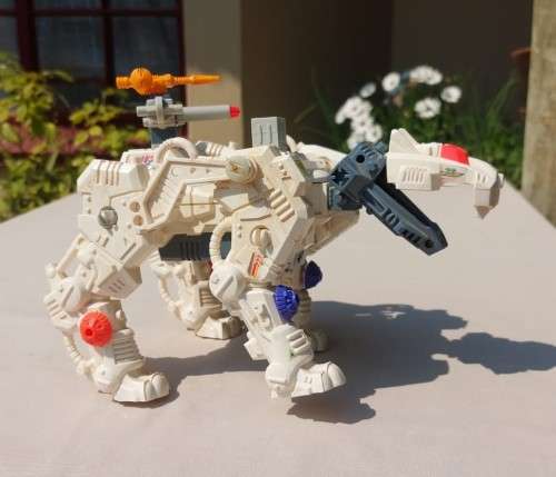 RARE 1996 MULTIMAC MECH MAC SPACE LION MECHANICAL TOY WORKING!