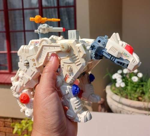 RARE 1996 MULTIMAC MECH MAC SPACE LION MECHANICAL TOY WORKING!