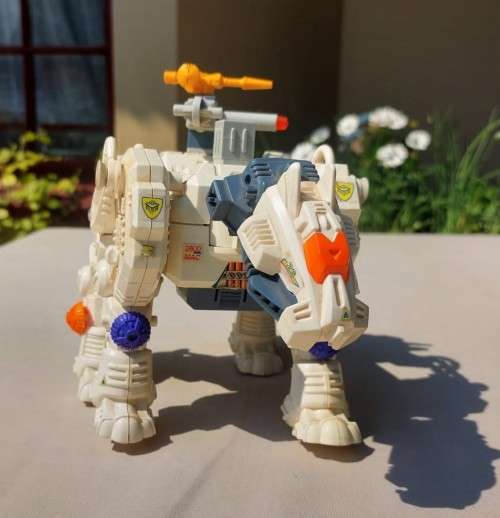 RARE 1996 MULTIMAC MECH MAC SPACE LION MECHANICAL TOY WORKING!