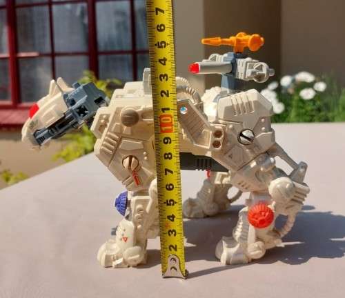 RARE 1996 MULTIMAC MECH MAC SPACE LION MECHANICAL TOY WORKING!
