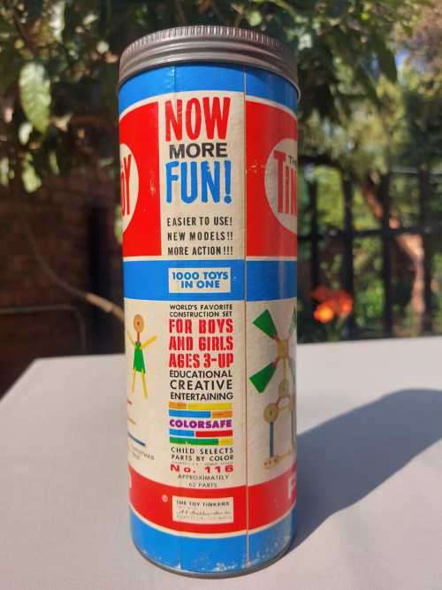 VINTAGE 1960S TINKERTOY  NO 106 AND NO 116 BUILDING SETS