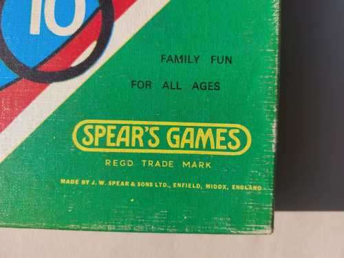 CLASSIC GAME A VINTAGE RING BOARD SPEARS GAME