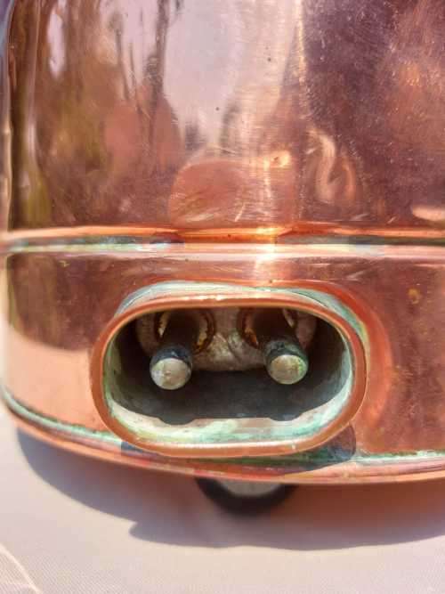 ANTIQUE (PRE 1920S) HORSESHOE BRAND BRITISH ELECTRIC COPPER KETTLE  VERY EARLY MODEL WITH ELEMENT I