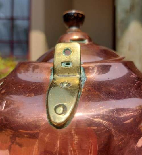 ANTIQUE (PRE 1920S) HORSESHOE BRAND BRITISH ELECTRIC COPPER KETTLE  VERY EARLY MODEL WITH ELEMENT I
