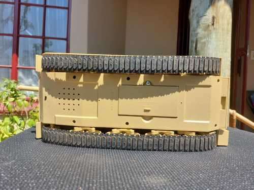 AWESOME 50CM LONG 1993 TOY STATE INDUSTRIAL US ARMY TANK LIGHTS SOUND MOVES SHAKES