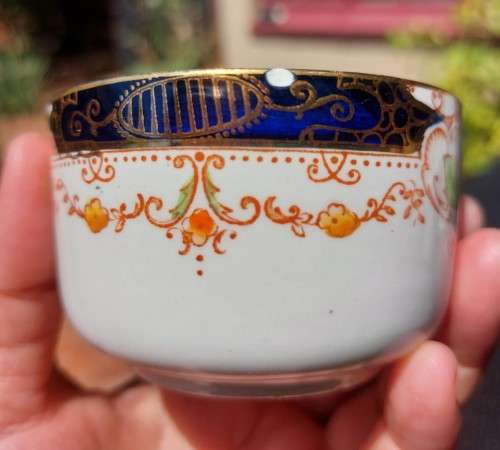 HAND PAINTED! FAMOUS HAMPTON PATTERN ALFRED MEAKIN ENGLAND 1930S GLAZED EARTHENWARE 15 PIECE TEASET